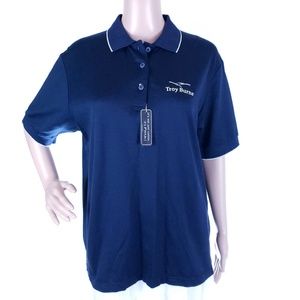 Haley Women Top Polo 100% Pima Cotton Size L - USA